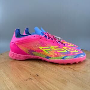 Adidas F50 Pro TF Soccer Shoes Mens Size 11 Blue Pink Mystic Victory Turf JH6416